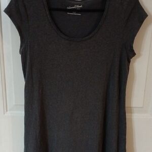 Universal Thread Charcoal Short Sleeve T-shirt Dress
